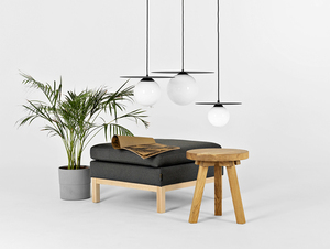 Závěsná lampa SKIVA BALL L - černá small 2