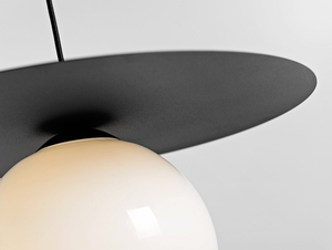 Závěsná lampa SKIVA BALL L - černá small 4
