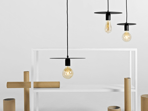Závěsná lampa SKIVA L - černá small 1