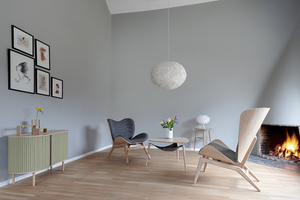 Závěsná lampa UMAGE Aluvia Eos Evia Medium Ø 40 s peřím small 9