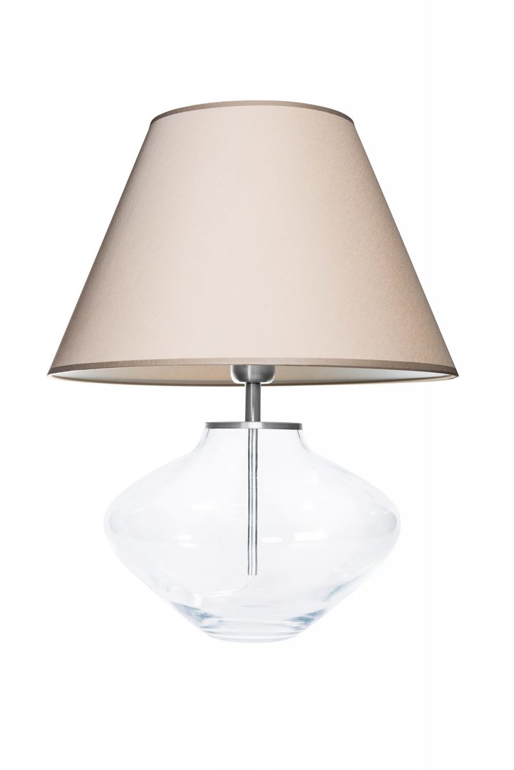 Pohled Noční lampa Bali transparentní béžová / bílá Famlight E27 60W polská výroba Noční lampa Bali transparentní béžová / bílá Famlight E27 60W polská výroba
