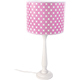 Dětská stolní lampa Hellux Berta 410.41.22 – bílá, růžové stínidlo s puntíky small 2