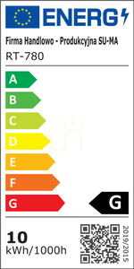 Venkovní sloupkové světlo SU-MA ROTA RT-780 LED 10W 78 cm tmavě šedé small 5