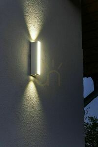 Venkovní nástěnné svítidlo SU-MA Tin bílé 30 cm LED 6W M1401 W small 3