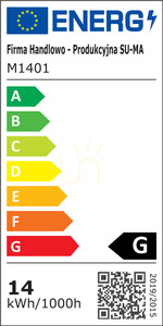 Venkovní nástěnné svítidlo SU-MA Tin bílé 30 cm LED 6W M1401 W small 6