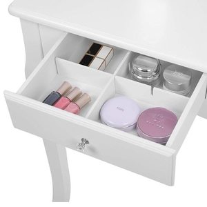 Bílý toaletní stolek RDT07W 3 Bílý toaletní stolek RDT07W small 3