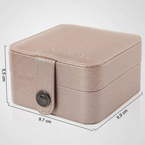 ŠPERKY Úložný box - malá krabička, práškově růžová JBC147GD small 5