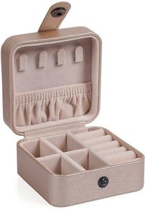 ŠPERKY Úložný box - malá krabička, práškově růžová JBC147GD small 0