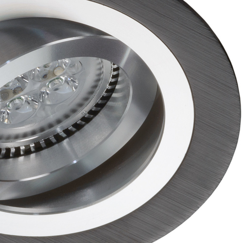 Kontrola Vestavné svítidlo Lumifall Alcazar 540.BC – černé s chromem, 92 mm