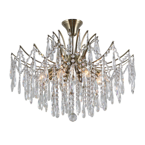 Kontrola Závěsné svítidlo Italux Mallola hnědé E14 8x40W PND-56808-8