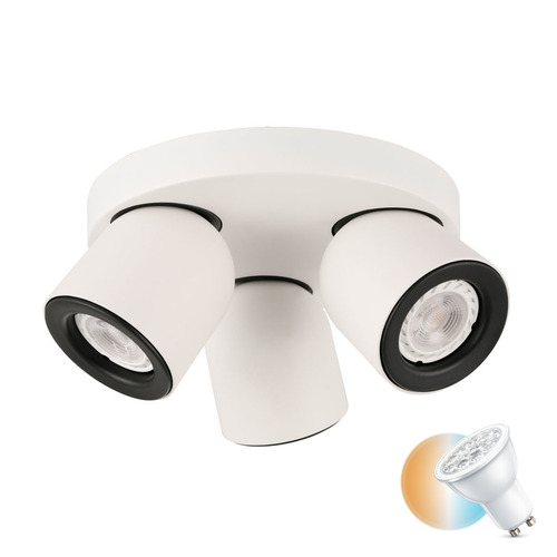 Kontrola Reflektor Italux Nuora bílý GU10 3x35W SPL-2855-3C-WH