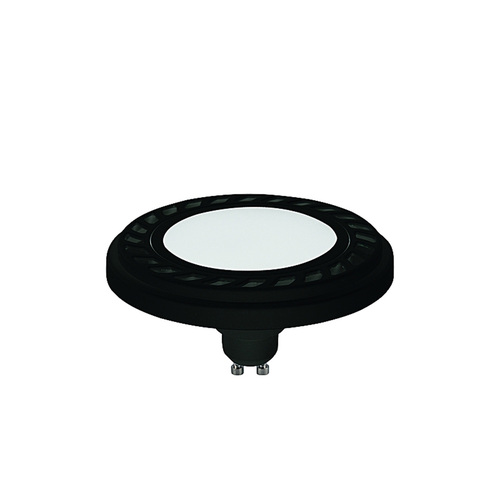 Kontrola REFLEKTOR LED 9W, 3000K, GU10, ES111, ANGLE 120, DIFUZOR, ČERNÝ