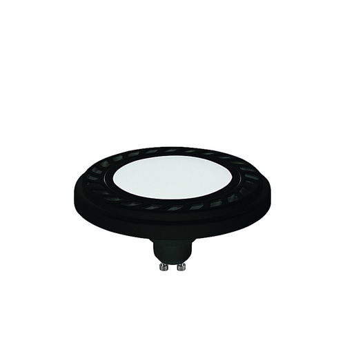 Kontrola REFLEKTOR LED 9W, 4000K, GU10, ES111, ANGLE 120, DIFUZOR, ČERNÝ