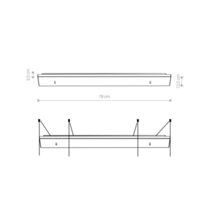Stropní krytka Nowodvorski CAMELEON CANOPY D 780 bílá 8553 small 1