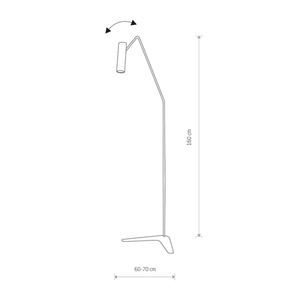 Stojací lampa Nowodvorski EYE SUPER I 6506 černá GU10 R50 small 1