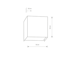 Svítidlo CUBE SILVER small 1