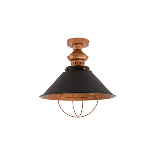 Kontrola Stropní svítidlo Nowodvorski GARRET I 9247 čokoládové měděné 1×E27 max. 25 W LED