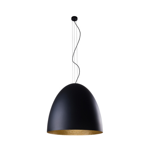 Kontrola Závěsná lampa Nowodvorski EGG BLACK XL 9026