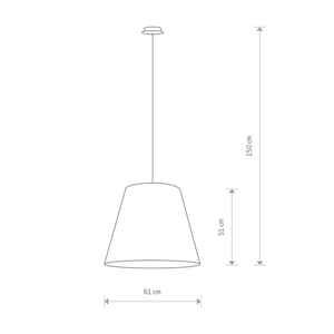 Závěsná lampa Nowodvorski MOSS 9737 small 1