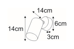 Nástěnná lampa K-4408 ze série MONTI small 1