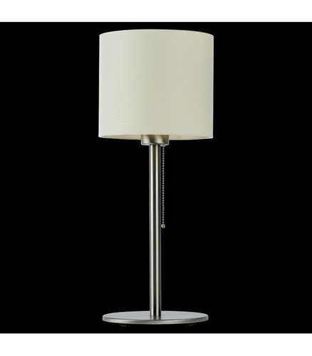 Kontrola Stolní lampa Ramko BACH nikl/ecru 48630