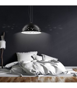 Závěsný lustr Ramko BLUM černý 3xE27 15W 50 cm 66756 small 1
