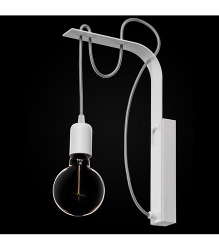 Kontrola Nástěnná lampa Ramko BORNHOLM bílá E27 20 cm 67985