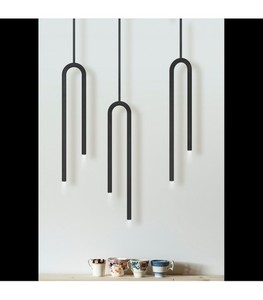 Závěsné světlo Ramko FORK W-1 černé 2x LED 3000K, SKU 66319 small 0