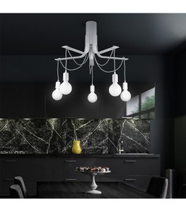 Stropní svítidlo Ramko BORNHOLM bílá 8xE27 60W 70 cm SKU 67984 small 1
