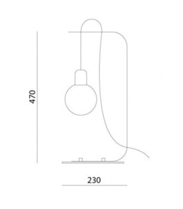 Stolní lampa Ramko BORNHOLM černá 60W E27 47 cm 66310 small 2