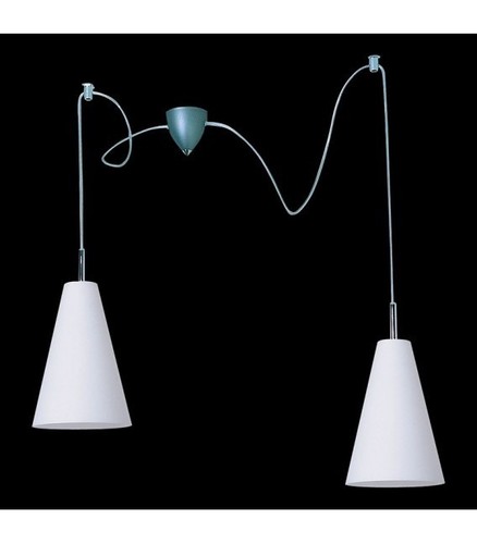 Kontrola Lustr Ramko Bell W-2 opál E14 10W 2x LED 120 cm 66707