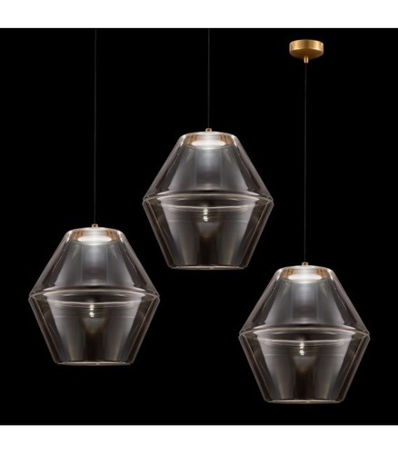Kontrola Závěsné LED stropní svítidlo Ramko Molino zlaté 10W 3000K 30 cm 66233