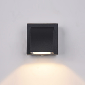 Venkovní nástěnné svítidlo Italux Edgar LED černé 3W IP54 PL-436B small 0