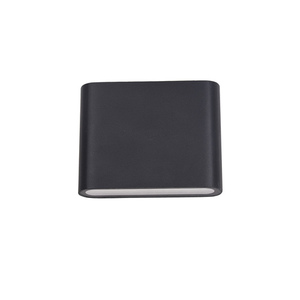 Venkovní nástěnné svítidlo Italux Romano černé LED 6W IP54 PL-206B small 1