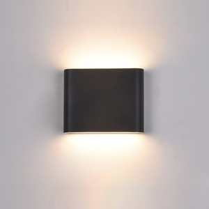 Venkovní nástěnné svítidlo Italux Romano černé LED 6W IP54 PL-206B small 0