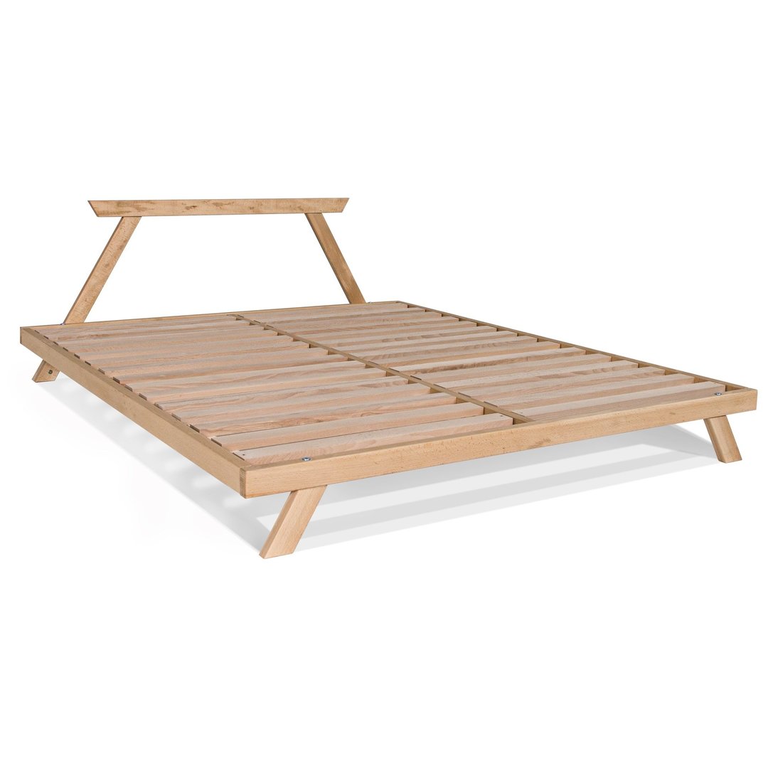 Zobrazit Postel WoodMan Allegro 180x200 bukové dřevo surové dřevo WUA-00799 Postel WoodMan Allegro 180x200 bukové dřevo surové dřevo WUA-00799