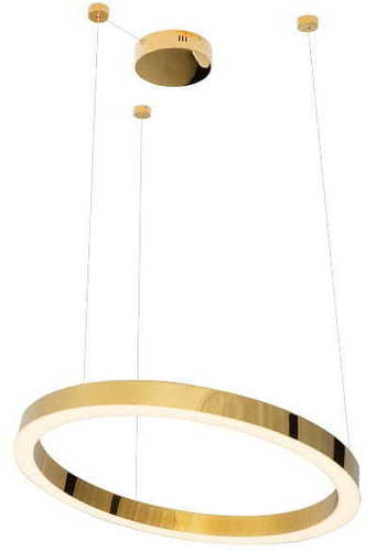 Kontrola Závěsné světlo Max Light Luxury P0369D zlaté LED 43W 70 cm