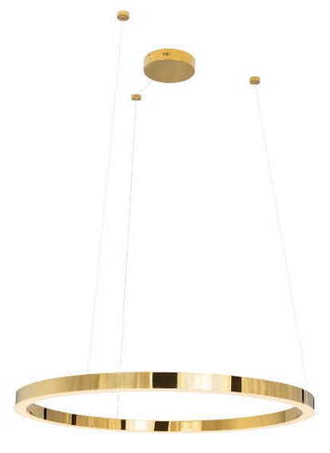 Kontrola Závěsné svítidlo Max Light Luxury P0370D zlaté LED 110 cm