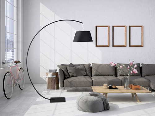 Kontrola Podlahová lampa Max Light Celia F0046 černá 212 cm E27
