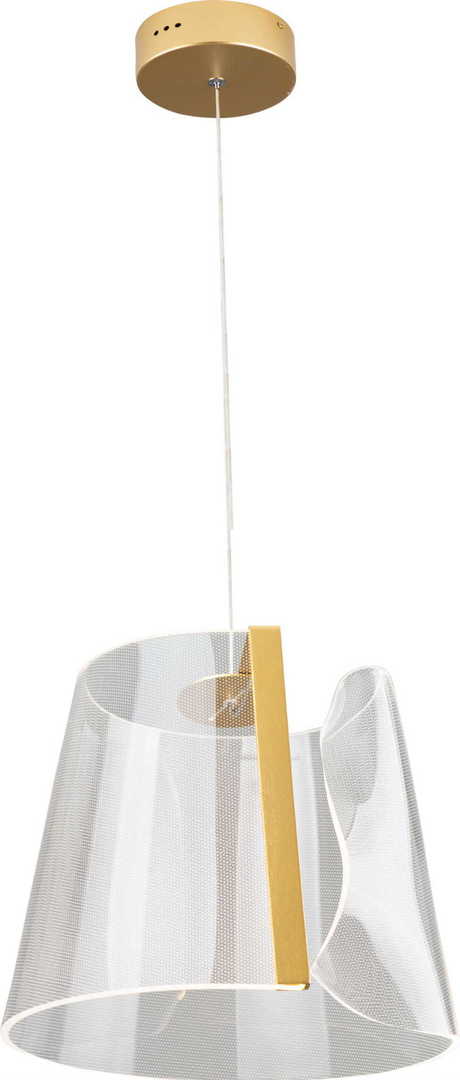 Přívěsek světla Max Light SEDA P0384 zlatý LED 8W 31 cm