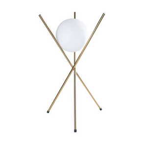 Stolní lampa Max Light Xena T0044 mosazná sklo E27 60 cm small 0
