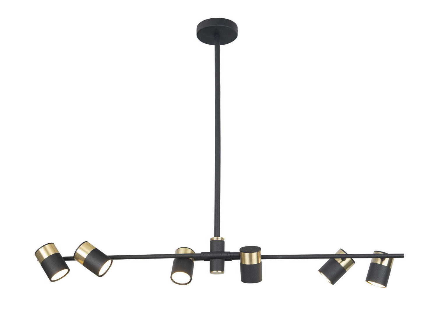 Kontrola Závěsné svítidlo Max Light Puma P0409 6x5W zlaté černé 95 cm Závěsné svítidlo Max Light Puma P0409 6x5W zlaté černé 95 cm