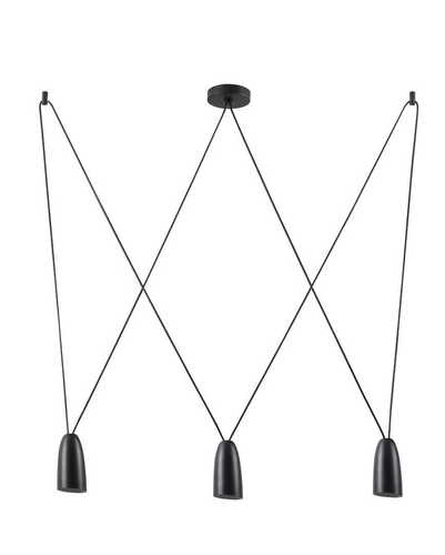 Kontrola Přívěsné světlo Max Light Sistema P0399 černé 3xG9 80 cm