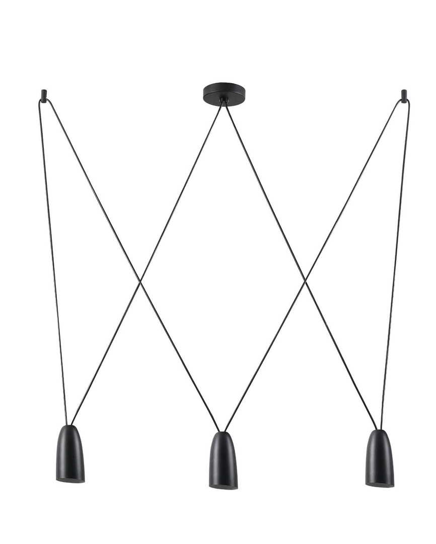 Kontrola Přívěsné světlo Max Light Sistema P0399 černé 3xG9 80 cm Přívěsné světlo Max Light Sistema P0399 černé 3xG9 80 cm