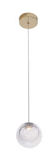 Kontrola Závěsné svítidlo Max Light Zoe P0389 zlaté 9,5 cm LED 3000K