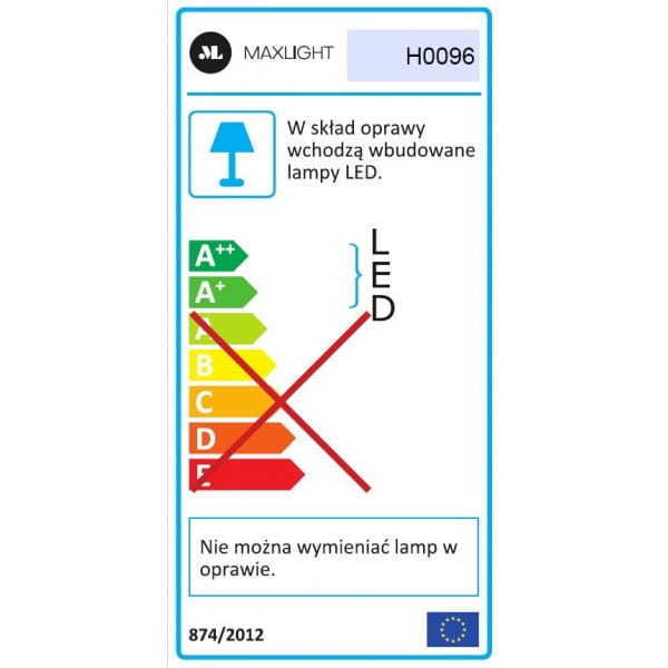 Náhled Zapuštěné svítidlo Max Light Arya H0096 bílé LED 8W 3000K 9 cm Zapuštěné svítidlo Max Light Arya H0096 bílé LED 8W 3000K 9 cm
