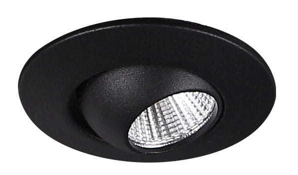 Einbauleuchte Max Light Yuca Round Tilted schwarz LED 3W 3000K H0105