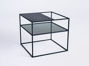 Konferenční stolek MATRIX METAL 50 - černý small 3