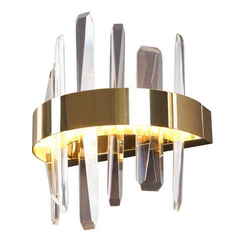 Kontrola Nástěnné svítidlo Max Light Prince W0287 zlaté LED 12W 25x30 cm