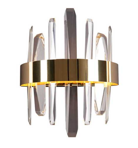 Kontrola Nástěnné svítidlo Max Light Prince W0287 zlaté LED 12W 25x30 cm